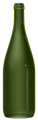 Empty wine bottle EUROPE 1 L
