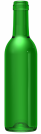 Empty wine bottle BD 37,5 CL