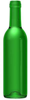 Empty wine bottle BD 37,5 CL