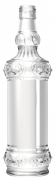 Botella de vidrio blanco para licor LAUREL 75 CL (750 ml)