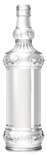 Glass spirit & liquor bottle LAUREL 75 CL