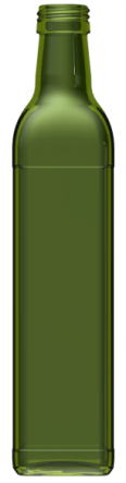 Glass bottle for oil SQUARE 50 CL H BVP