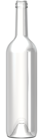 Empty wine bottle BD STILUS 75 CL