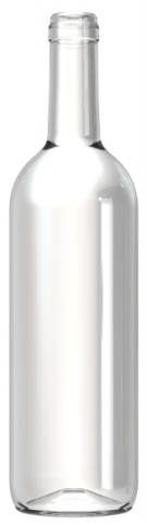 Empty wine bottle BD VIVA NATURA 75 CL