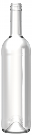 Empty wine bottle BD LUX NATURA 75 CL