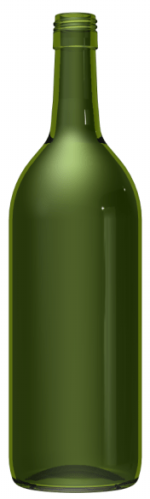 Empty wine bottle BD NATURA 1 L BVS