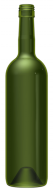 Botella vidrio blanco y oscuro para vino BD ELITE 75 CL BVS (750 ml)