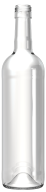 Empty wine bottle BD LUX NATURA BVS 75 CL