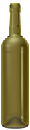 Empty wine bottle BD LUX NATURA BVS 75 CL
