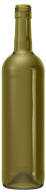 Empty wine bottle BD LUX NATURA BVS 75 CL