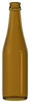 Glass beer bottle APOLO 33 CL