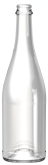 Botella de vidrio para espumosos CUVE CLOSE NATURA 75 CL