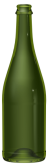 Botella de vidrio para espumosos CUVE CLOSE NATURA 75 CL