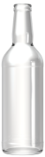 Glass spirit & liquor bottle RHUM 50 CL VERPLAST