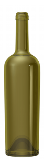 Empty wine bottle BD ELITE CONIQUE 75 CL