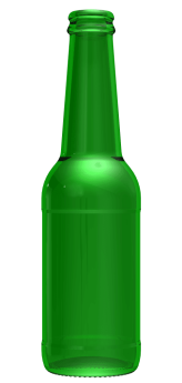 Empty beer bottle LONG NECK 25 CL