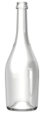 Botella de vidrio para espumosos CLAUDIA 75 CL