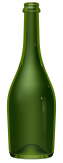 Botella de vidrio para espumosos CLAUDIA 75 CL