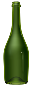 Botella de vidrio para espumosos CLAUDIA 75 CL