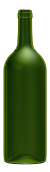 Empty wine bottle BD 1 L