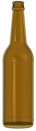 Glass beer bottle ALE 50 CL