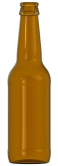 Botella para cerveza de vidrio ABBEY 33 CL