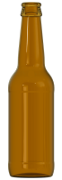 Glass beer bottle ABBEY 33 CL