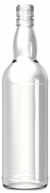 Glass spirit & liquor bottle SCOTCH 70 CL
