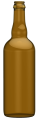 Returnable Glass beer bottle BRASSEUR 75 CL RET