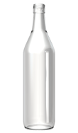 Empty wine bottle NYMERIA 1L