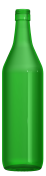 Empty wine bottle NYMERIA 1L