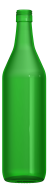Empty wine bottle NYMERIA 1L