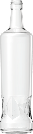 Glass spirit & liquor bottle ROYAL 1 L