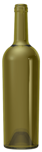 Empty wine bottleBD CLARA 75 CL