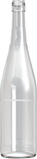 Empty wine bottle RHIN ART 75 CL BVS