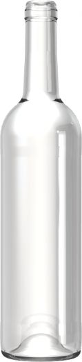 Empty wine bottle BD LUSA NATURA 75 CL