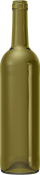 Empty wine bottle BD LUSA NATURA 75 CL