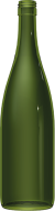 Empty wine bottle FLUTE 1 L BVS