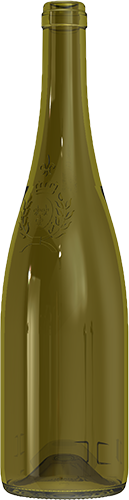 Botella para vino de vidrio ANJOU NATURA 75 CL