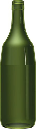 Empty wine bottle FUTURE MIL 1 L BVP