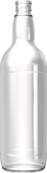 Botella de vidrio blanco para licor MARISMA NATURA 1 L (1000 ml)