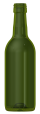 Empty wine bottle BD 25 CL