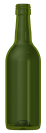 Empty wine bottle BD 25 CL