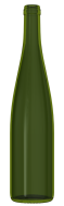 Empty wine bottle FLÛTE ESTANDAR 75 CL