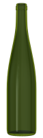 Empty wine bottle FLÛTE ESTANDAR 75 CL