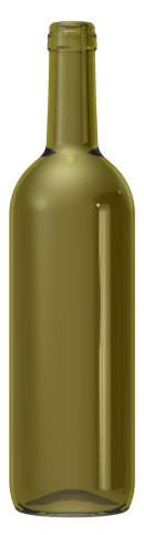 Empty wine bottle BD VIVA NATURA 75 CL