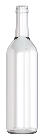 Empty wine bottle BD VIVA LITE 75CL