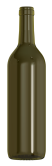 Empty wine bottle BD VIVA LITE 75CL