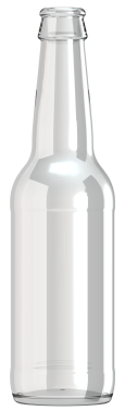 Glass beer bottle ABBEY 33 CL