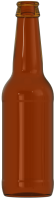 Glass beer bottle ABBEY 33 CL